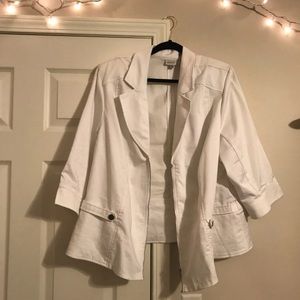 Women’s White Blazer